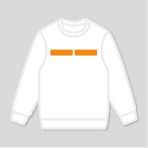 Borst bedrukking links en rechts Trui