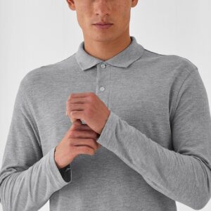 B&C ID.001 LSL Polo Men – polo bedrukken