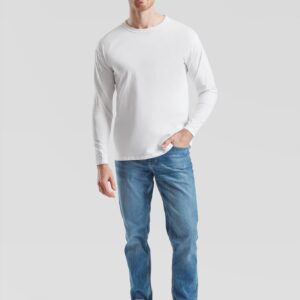Fruit of the Loom Valueweight Longsleeve T – T-shirt bedrukken