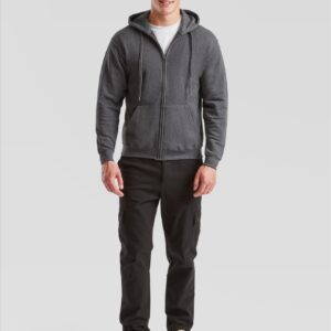 Fruit of the Loom Classic Hooded Sweat Jacket – vest bedrukken