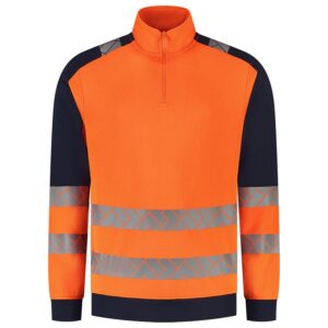 Tricorp 306106 – Zip Sweater High Vis Redefined Industrieel Wasbaar