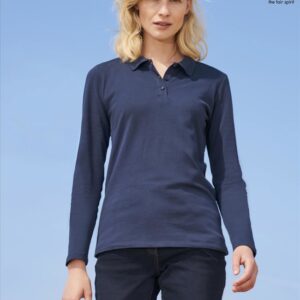 SOL'S Perfect LSL Women – polo bedrukken