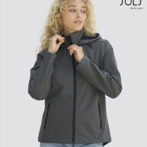 SOL'S Race Hooded Women – softshell jas bedrukken
