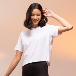 WOMEN'S CROPPED BOXY T – crop top bedrukken