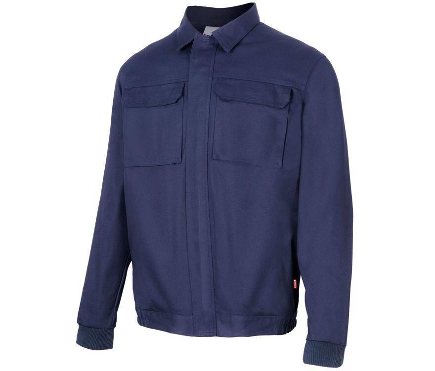 Velilla V1060 navy katoenen werkjas bedrukken