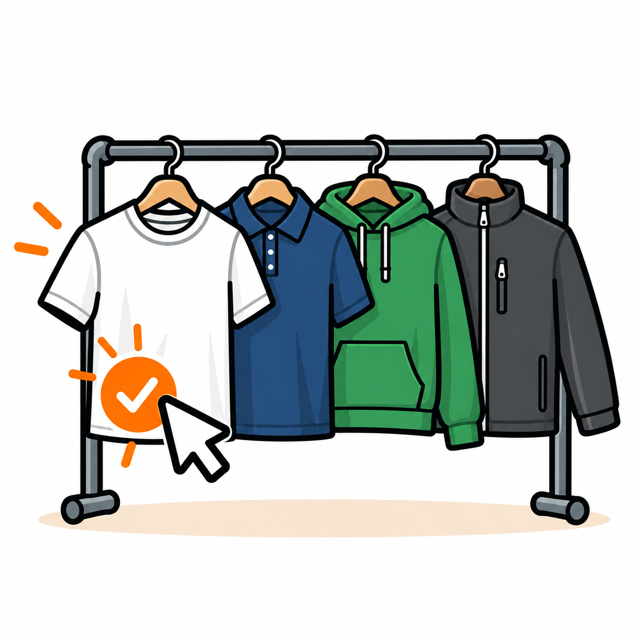 Kies je kleding